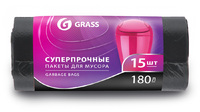 Мешок для мусора ПНД в рулоне 180л. 90*110 20 мкр. (черный)  (рул. 10 шт)