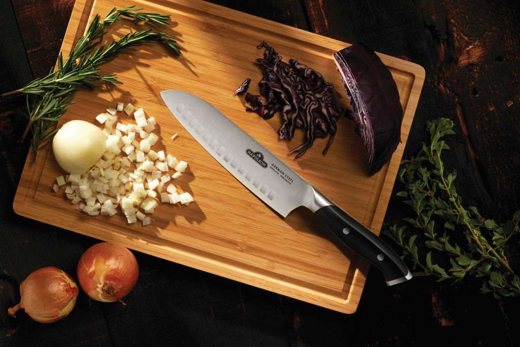 Нож поварской Santoku 2