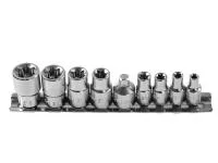 Набор торцевых головок Torx 1/4",  3/8",  9 шт.