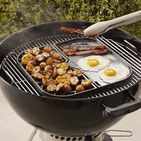 Решетка гриль и Противень. Подходит к решеткам для приготовления GBS (Gourmet BBQ System) 4