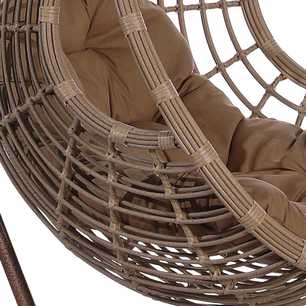 Подвесное кресло из искусственного ротанга AFM-300B Beige 3