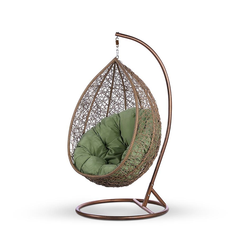 Подвесное кресло из искусственного ротанга AFM-219B Beige 2
