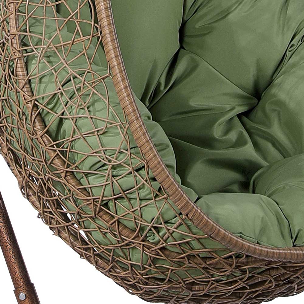 Подвесное кресло из искусственного ротанга AFM-219B Beige 3