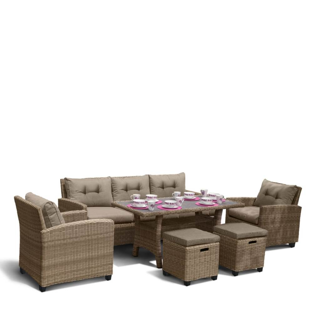 Комплект плетеной мебели AFM-310B Beige/Grey 3