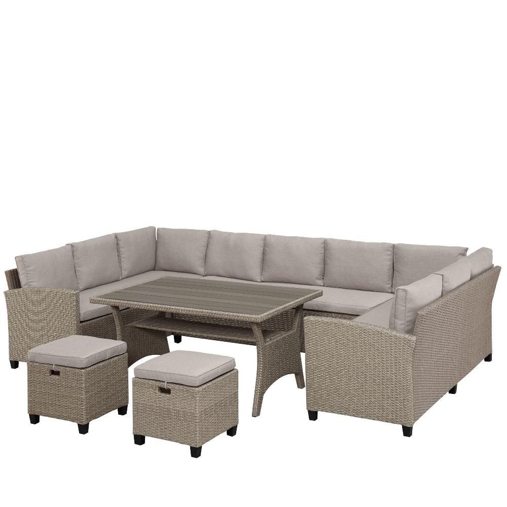 Комплект плетеной мебели AFM-370B Beige 2