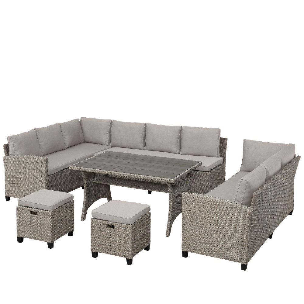 Комплект плетеной мебели AFM-370B Beige 3