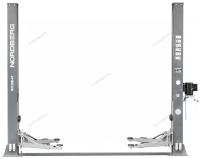 Подъемник 380V 2х стоечный 4т, с электростопорами (серый)