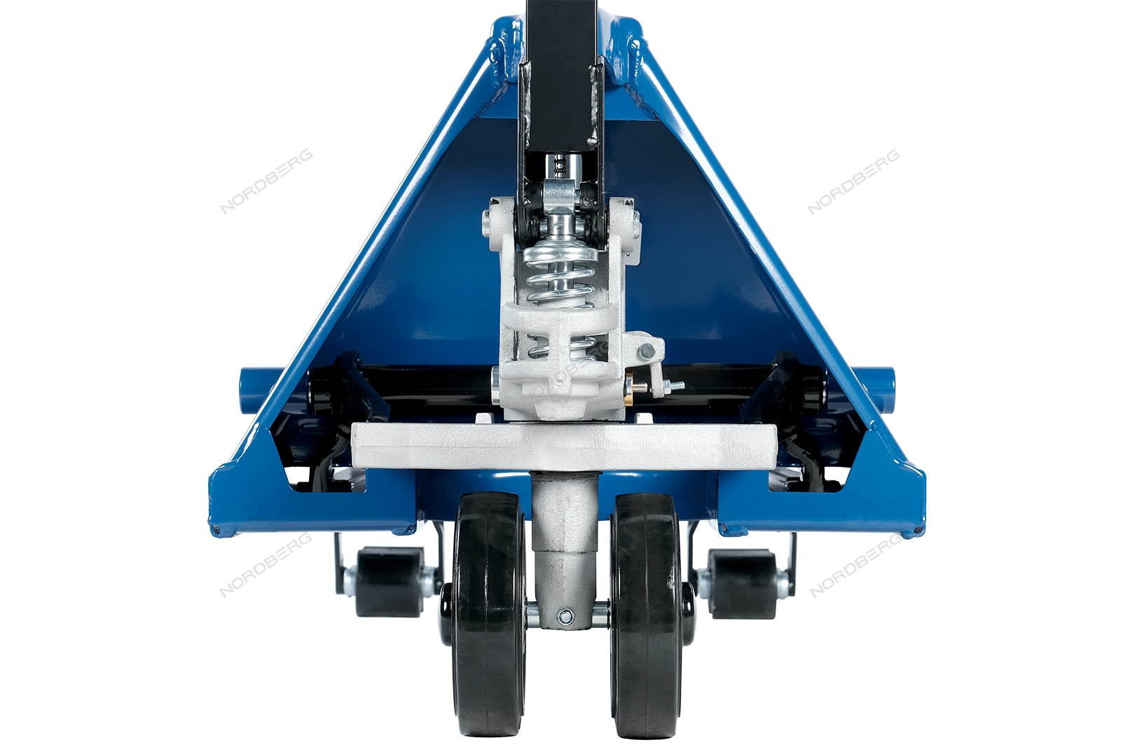 ТЕЛЕЖКА (Рохля) складская гидравлическая 2,5 т, с резиновыми колесами 4