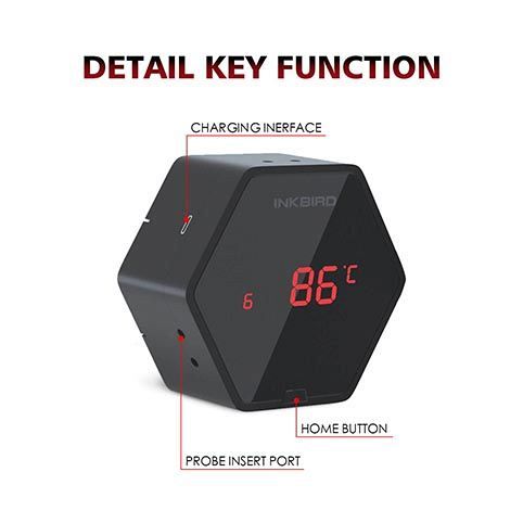 ТЕРМОМЕТР ЦИФРОВОЙ БЕСПРОВОДНОЙ IBT-6XS BLUETOOTH IN 5