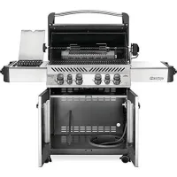 Газовый гриль Napoleon Prestige 500 (стальной) P500RSIBPSS-3-RU