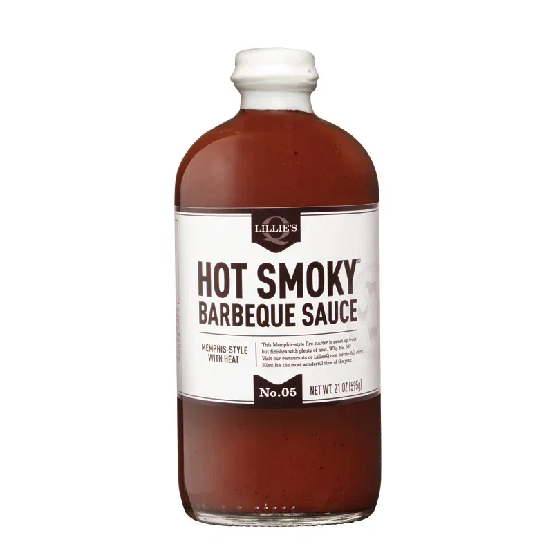 Соус барбекю HOT SMOKY 595г бутылка/стекло LS