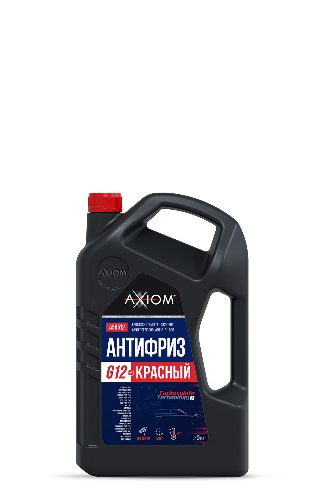 Антифриз G12+ красный 5л 2