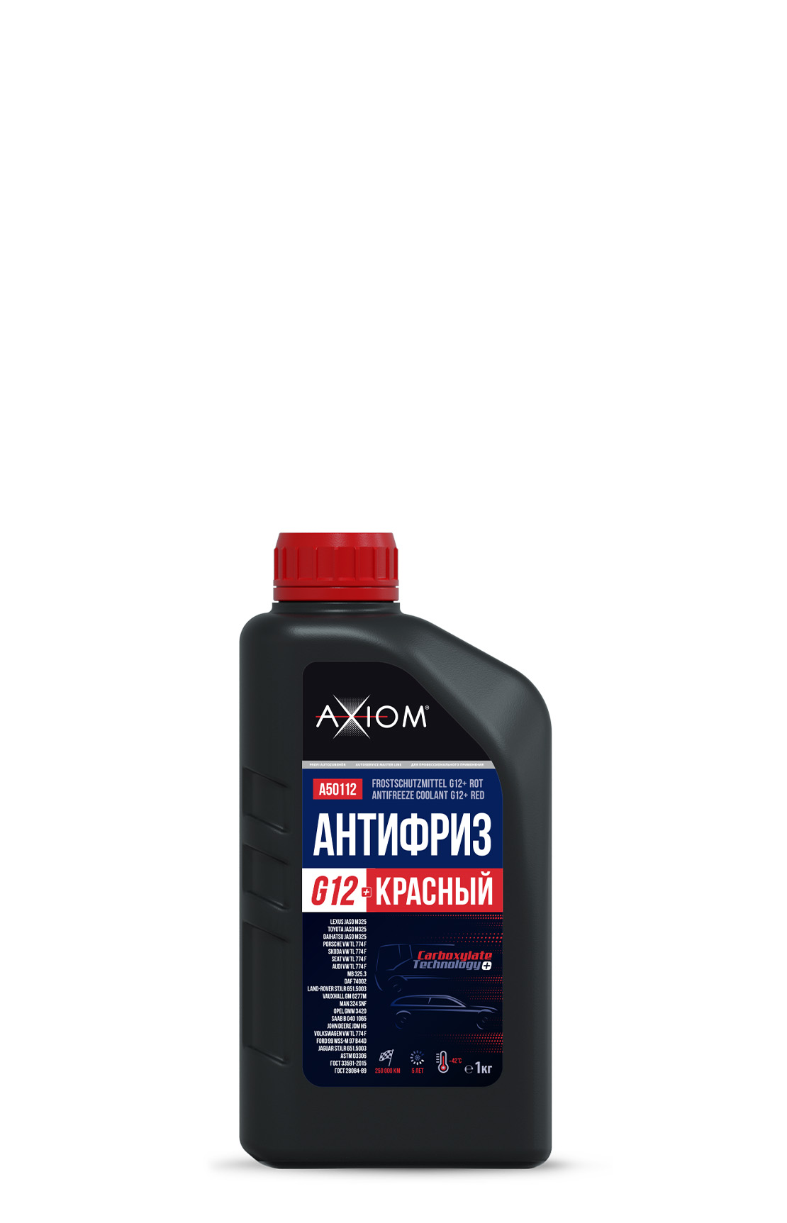 Антифриз G12+ красный 1л 2