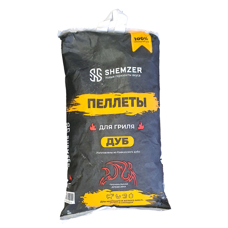 Пеллеты для гриля, дуб 100%, Shemzer, 10 кг 2