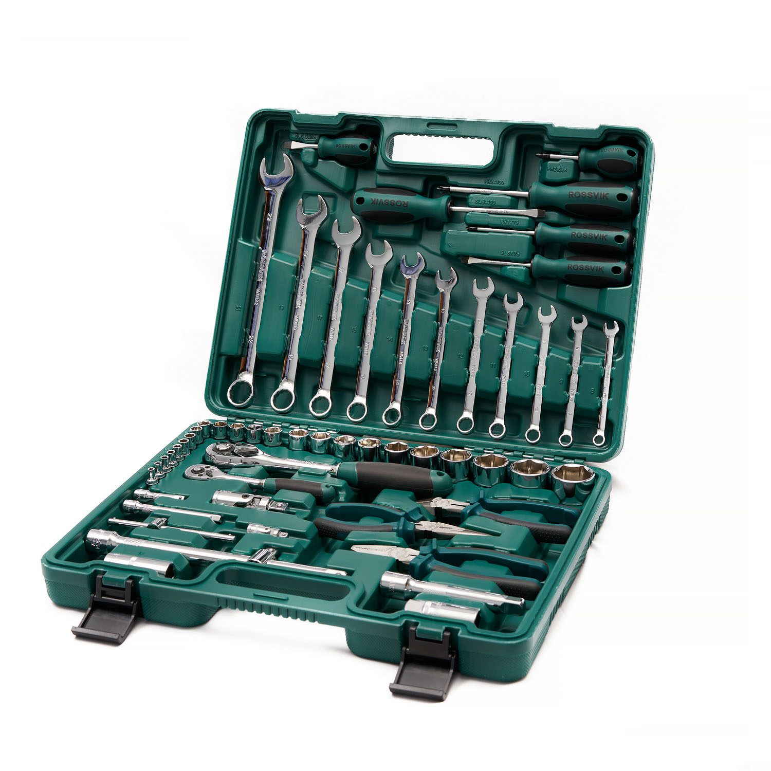 Набор инструментов универсальный, 55 предметов (1/4", 1/2" DR) 2