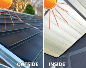 Сарай Palram – Canopia SkyLight 6x5 серый 7
