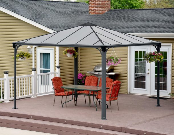 Беседка открытая Gazebo Palermo 3600 Grey 5