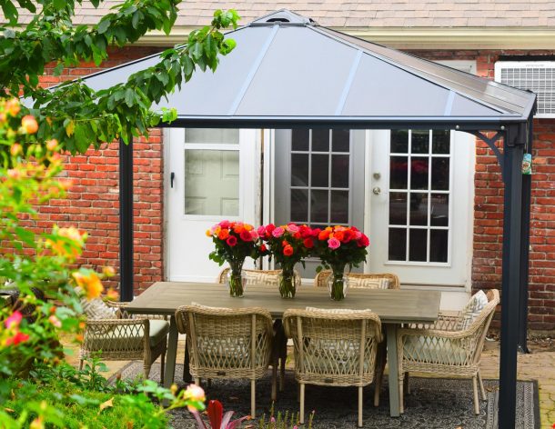 Беседка открытая Gazebo Palermo 3600 Grey 6