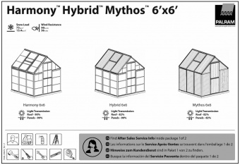 Теплица Palram – Canopia Hybrid 6x6 8