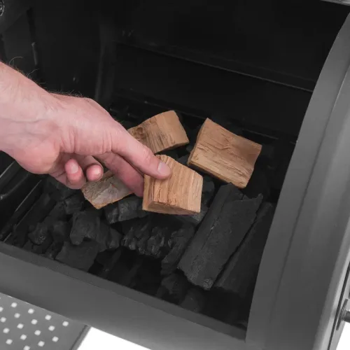 Угольный гриль коптильня Broil King Regal Offset 400 12