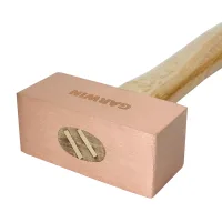 Молоток медный с деревянной рукояткой, 500 г