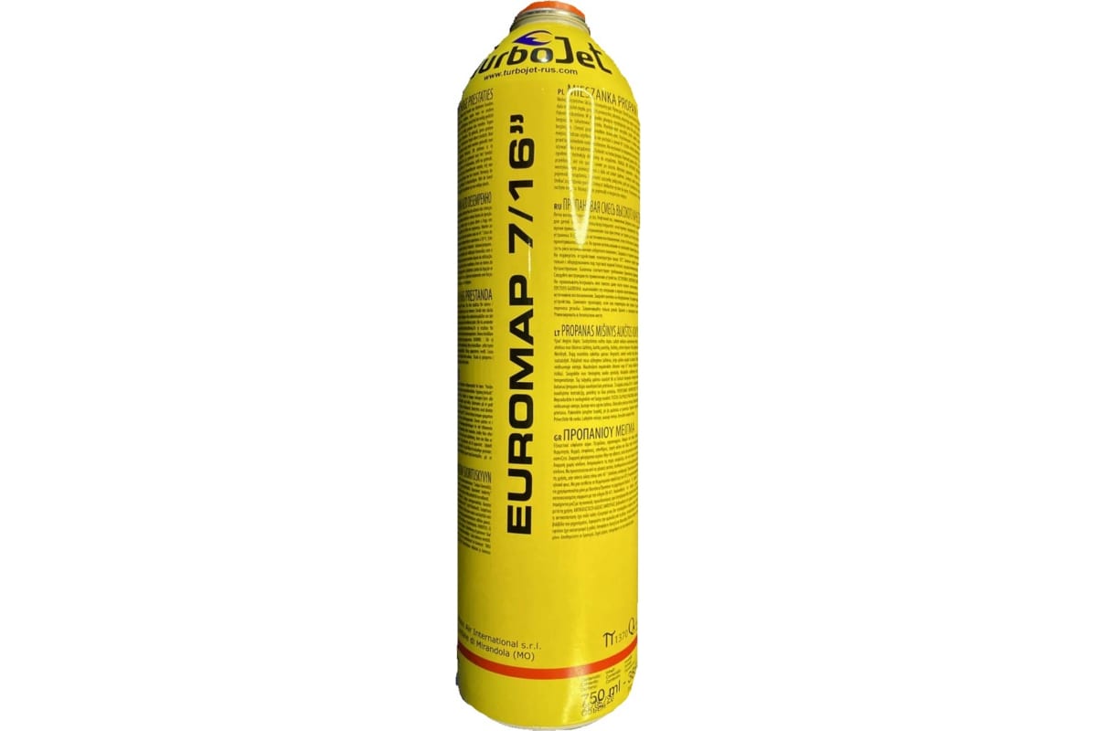 Газовый картридж EUROMAP, 385 г, 750 мл 2