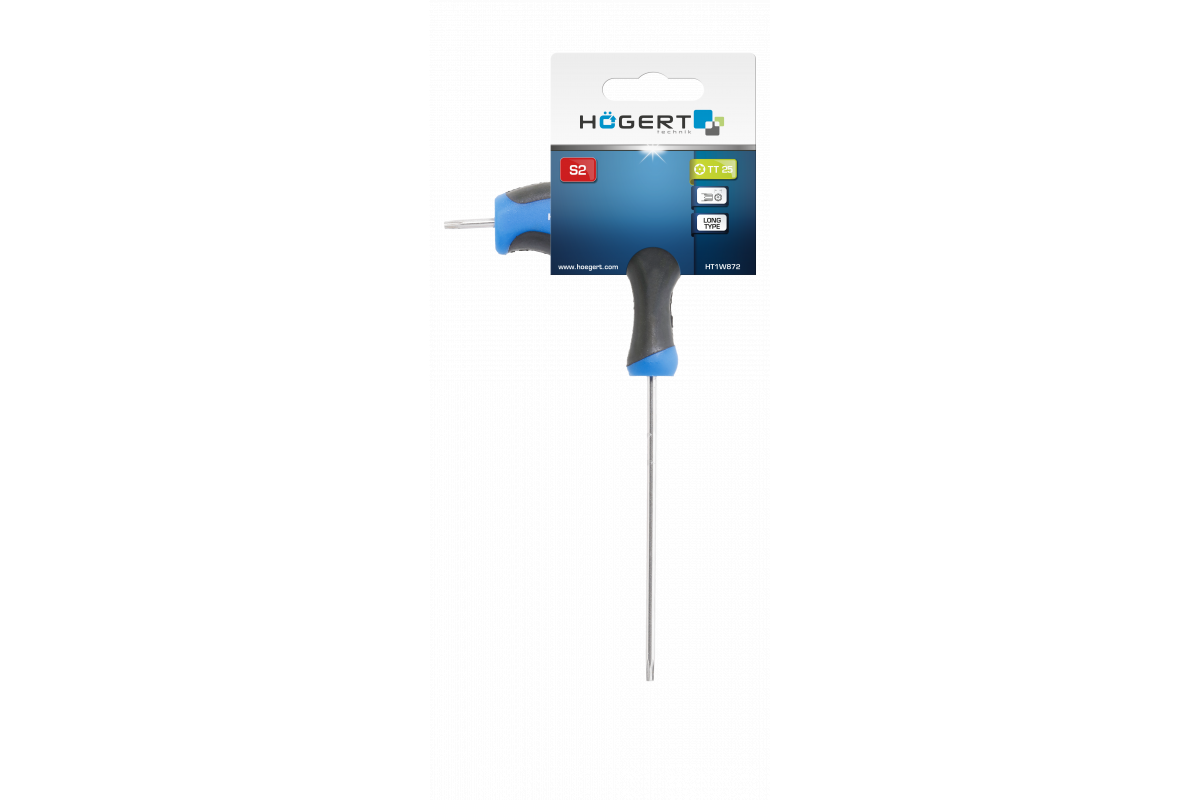 Ключ  torx security типа "Т", длинный TT25 2