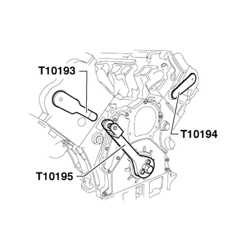Набор для установки ГРМ VAG 2.5 и 4.9 TDI 4