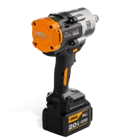 Гайковерт ударный аккумуляторный RUNTEC PRO 3/4", 20В, 2*6Ач, 1600Нм