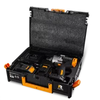Гайковерт ударный аккумуляторный RUNTEC PRO 3/4", 20В, 2*6Ач, 1600Нм