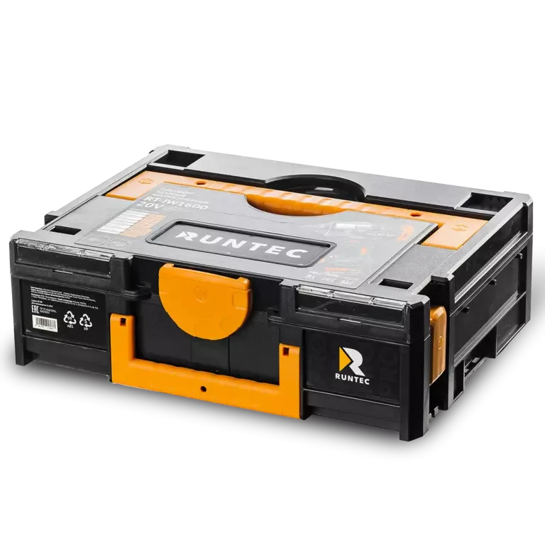 Гайковерт ударный аккумуляторный RUNTEC PRO 3/4", 20В, 2*6Ач, 1600Нм
