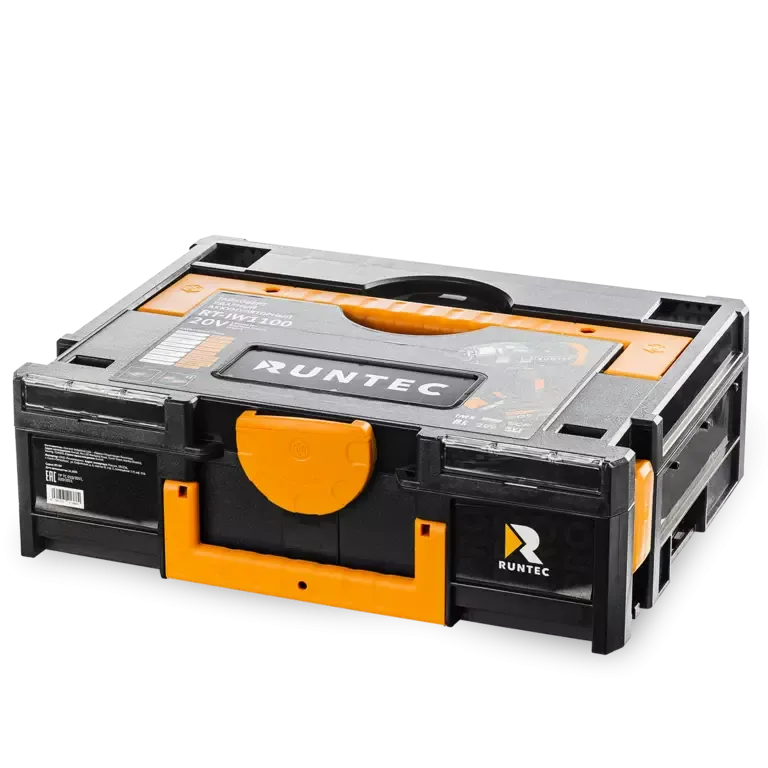 Гайковерт ударный аккумуляторный PRO 1/2", 20В, 2*4Ач, 1100Нм Runtec RT-IW1100