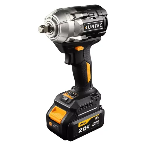 Гайковерт ударный аккумуляторный PRO 1/2", 20В, 2*4Ач, 750Нм