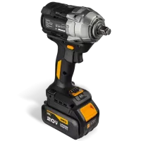 Гайковерт ударный аккумуляторный PRO 1/2", 20В, 2*4Ач, 750Нм Runtec RT-IW750