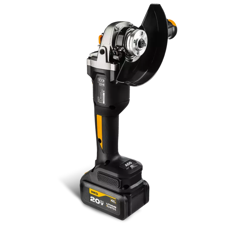 Шлифмашина угловая аккумуляторная PRO 125 мм, 20В, 2*4Ач, 900Вт 3