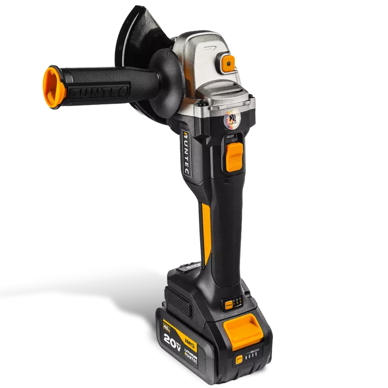 Шлифмашина угловая аккумуляторная PRO 125 мм, 20В, 2*4Ач, 900Вт 4