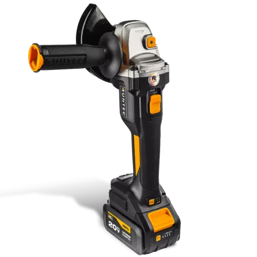 Шлифмашина угловая аккумуляторная PRO 125 мм, 20В, 2*4Ач, 900Вт 3