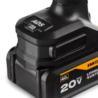 Шлифмашина угловая аккумуляторная PRO 125 мм, 20В, 2*4Ач, 900Вт RUNTEC RT-AG900