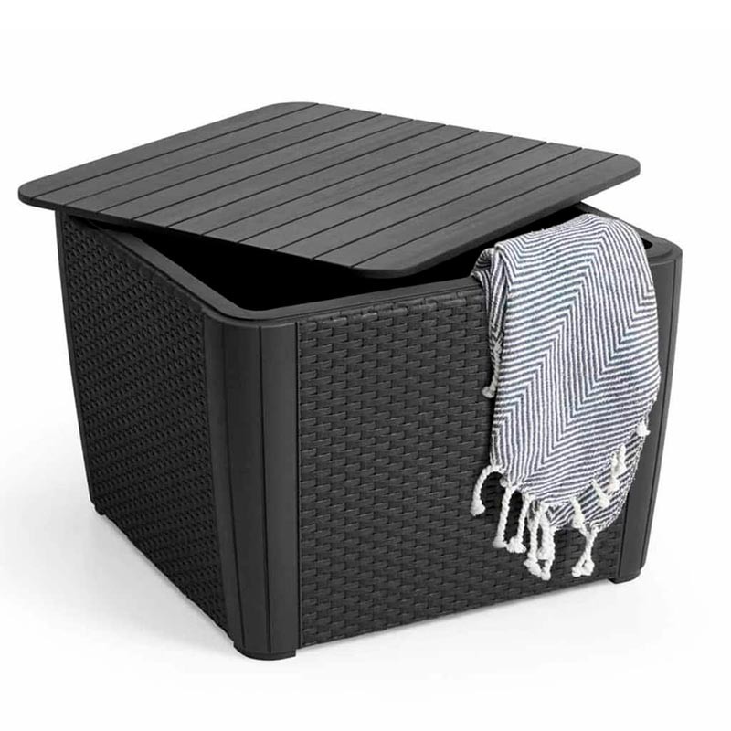 Стол-сундук LUZON PLUS FLAT WICKER GRAPHITE 115 L 5
