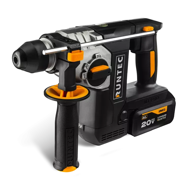 Перфоратор аккумуляторный RUNTEC PRO 2.3Дж, 20В, 2*4Ач, 750Вт RT-EH750