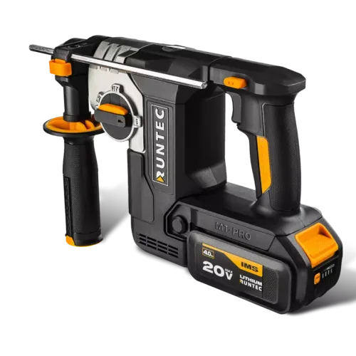 Перфоратор аккумуляторный RUNTEC PRO 2.3Дж, 20В, 2*4Ач, 750Вт 2