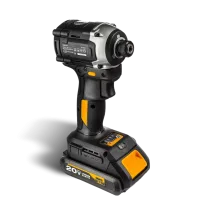 Винтоверт ударный аккумуляторный PRO 1/4", 20В, 2*2Ач, 230Нм Runtec RT-ED233