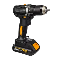 Дрель-шуруповерт аккумуляторная PRO 13 мм,20В, 2*2Ач, 55Нм Runtec RT-ID221