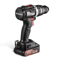 Дрель-шуруповерт ударная аккумуляторная TECHNIC 13 мм, 20В, 2*2Ач, 40Нм