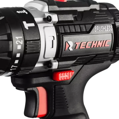 Дрель-шуруповерт ударная аккумуляторная TECHNIC 13 мм, 20В, 2*2Ач, 40Нм 5