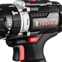 Дрель-шуруповерт ударная аккумуляторная TECHNIC 13 мм, 20В, 2*2Ач, 40Нм