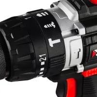 Дрель-шуруповерт ударная аккумуляторная TECHNIC 13 мм, 20В, 2*2Ач, 40Нм