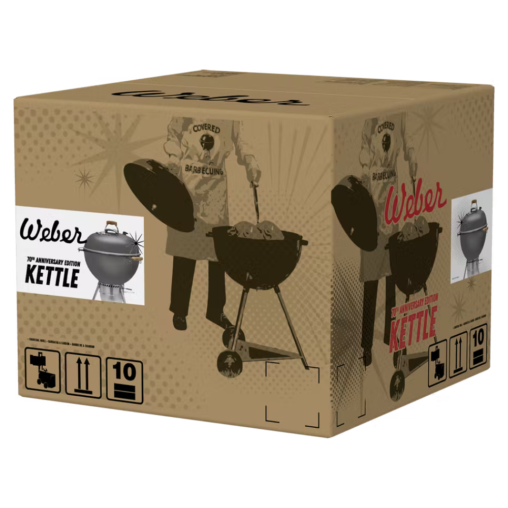 Угольный гриль 70TH ANNIVERSARY EDITION KETTLE 57CM HOLLYWOOD GRAY 9