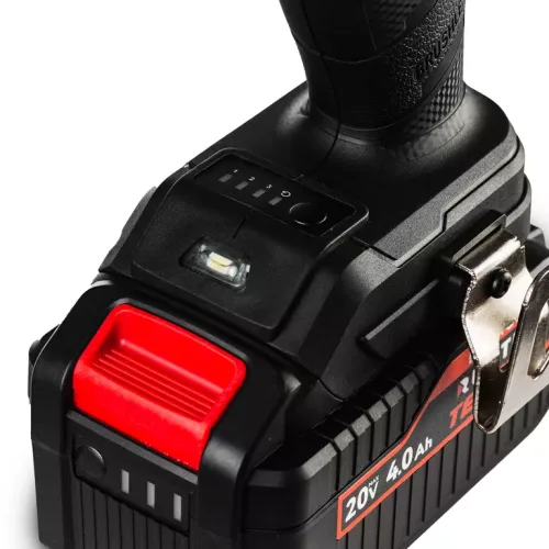 Гайковерт ударный аккумуляторный TECHNIC 1/2", 20В, 2*4Ач, 300Нм 5