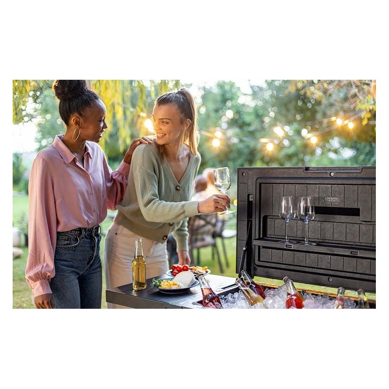 Холодильник для патио и тележка для напитков PATIO COOLER AND BEVERAGE CART 17210407 7